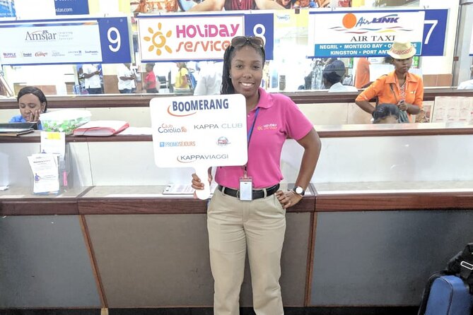 Airport Shuttle from Montego Bay (MBJ) to Hotel - Getting Oriented at MBJ: Desk 8 and Your Mobile Ticket