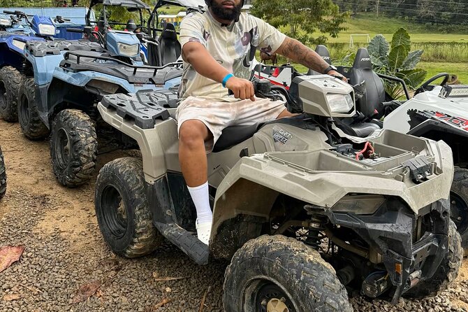 “ATV Adventure & Rick’s Café Experience from Montego Bay - Lucea ATV ride: jungle edges, muddy trails, and real motion