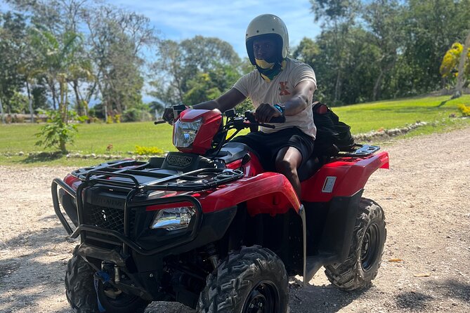 ATV , Bamboo Rafting & Horseback Ride Tour From Montego Bay - Stop 2: Rad Venture ATV ride through mud, dirt, and jungle trails