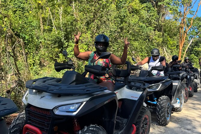 Atv ride in Montego Bay - First stop: Tallawah Outpost and getting set up right