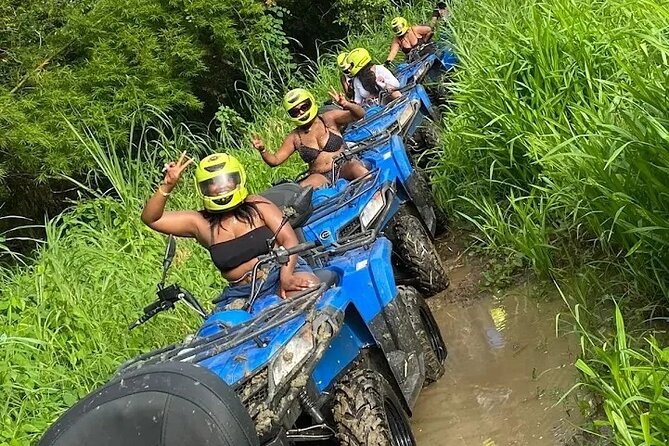 ATV Riding in Rainforest & Ricks Cafe from Montego Bay - Private Pickup, Rainforest ATV, and Rick’s Cafe in One Plan