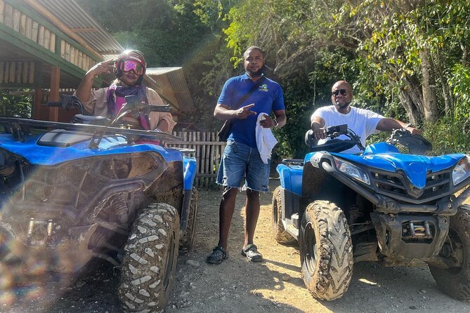 ATV Safari, Negril 7 Mile Beach & Rick’s Cafe from Montego Bay - Stop 1 at Missile Adventure Park: ATV Safari Through Sand, Wood, and Puddles