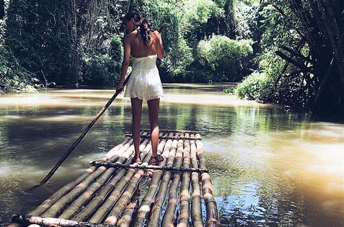 Authentic Jamaican Bamboo Rafting Tour from Montego Bay - Calm water swims and shore time, the part you’ll remember