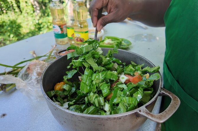 Authentic Jamaican Cooking Experience in the Mountain from mobay - Outdoor Wood Fire Cooking, Hands On From Start to Finish