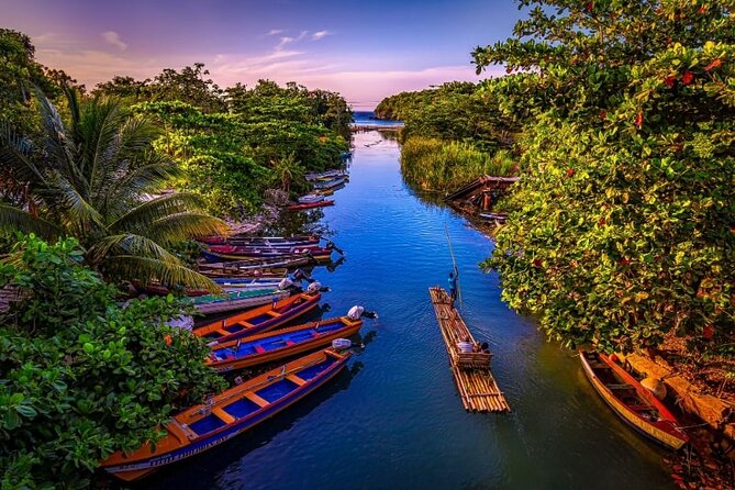 Bamboo rafting and Horseback ridding - Ocho Rios highlights: Fern Gully, markets, and coastal views