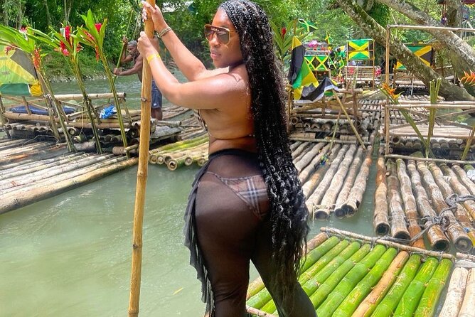 Bamboo Rafting & Clear Kayak Photoshoot Combo in Montego Bay - The Lethe River Bamboo Raft: calm ride plus limestone foot massage