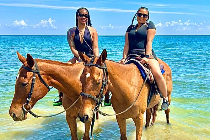 Bamboo Rafting, Dunns River , Zipline And Horseback Ride Combo - Dunn’s River Falls: zipline over the falls plus water time