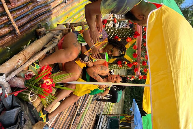 Bamboo Rafting & Horseback -dunns river Transportation Included - Bamboo Rafting on Montego Bay’s River, Plus Limestone Massage and Jungle Socks