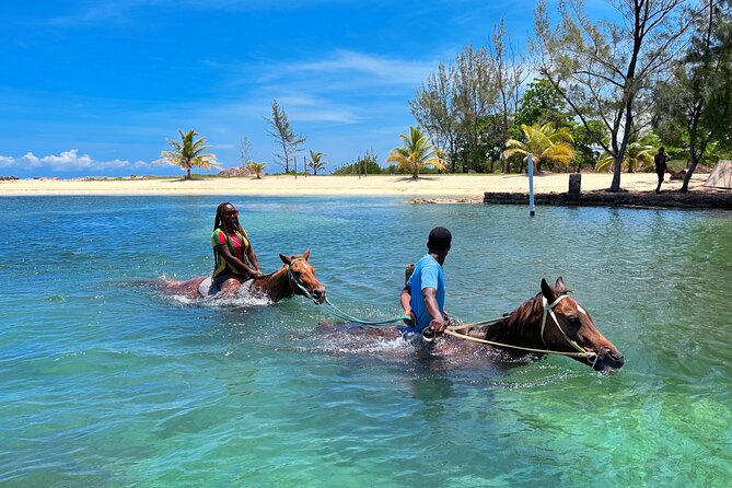 Bamboo Rafting & Horseback Ride n Swim Guided Tour in Montego Bay - Packing and Timing Tips for a Day With Real Water Time