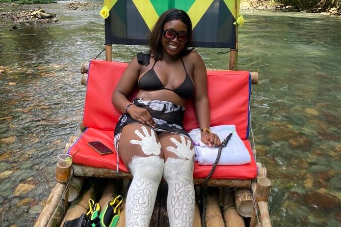 Bamboo Rafting & Limestone Massage (Great River) Lethe - The pause for photos, videos, drinks, and the swim option