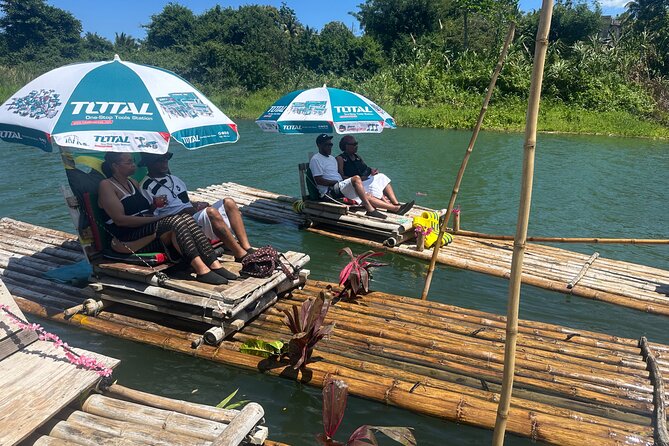 Bamboo rafting on the great river -Transportation only - Limestone Leg Massage: The Signature River-Rock Moment