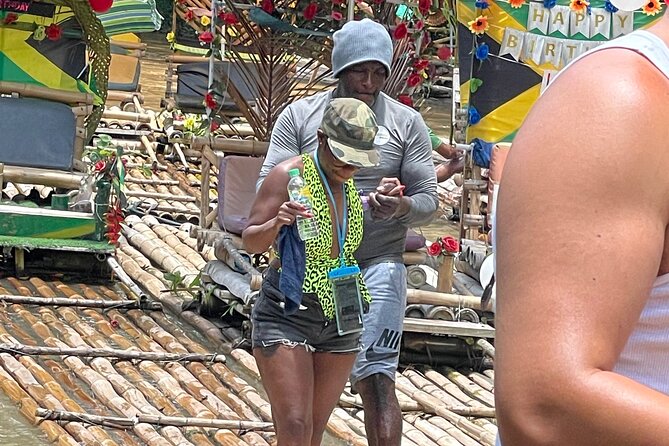 Bamboo Rafting w/ Limestone Massage Montego Bay Jamaica - The Limestone Foot Massage From Knees to Ankle
