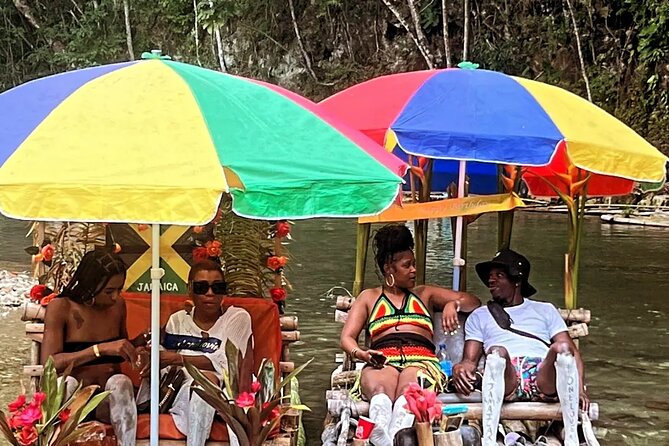 Bamboo rafting with Limestone Foot Massage free rum taste - Getting to Lethe River from Montego Bay without the headache