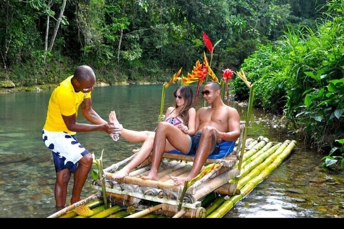 Bamboo rafting with Limestone Foot Massage free rum taste - Transportation value: what $99.90 really buys you