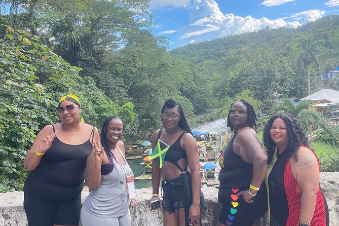 Bamboo Rafting with Limestone Foot massage then Margaritaville. - Under the old bridge: history you can actually look at
