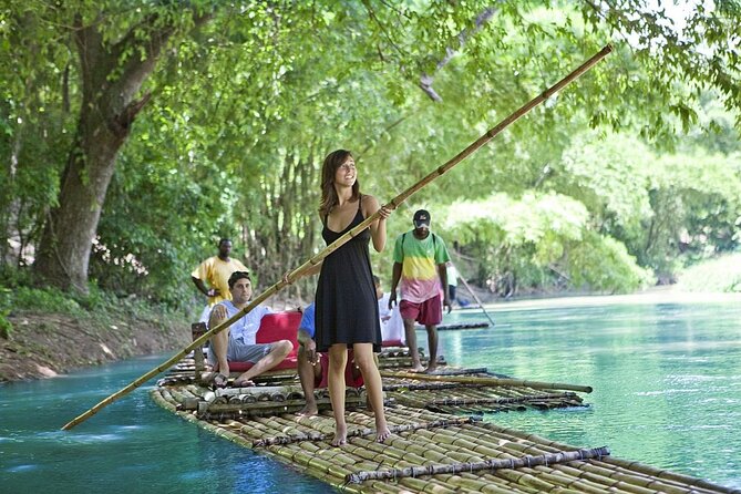 Bamboo Rafting with Limestone foot or Full Body Massage in Montego Bay - Stop One at Lethe: Rafting Time with Reggae and Country Road Flavor