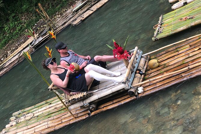 Bamboo River Rafting with Negril Ricks Cafe Visit - Lethe Estate bamboo rafting, plus the foot massage moment
