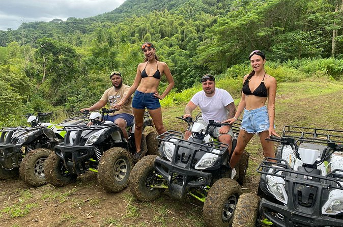 Bambuza ATV, Zipline and Horseback Adventure from Negril - Zipline through giant bamboo over river beds and waterfall views