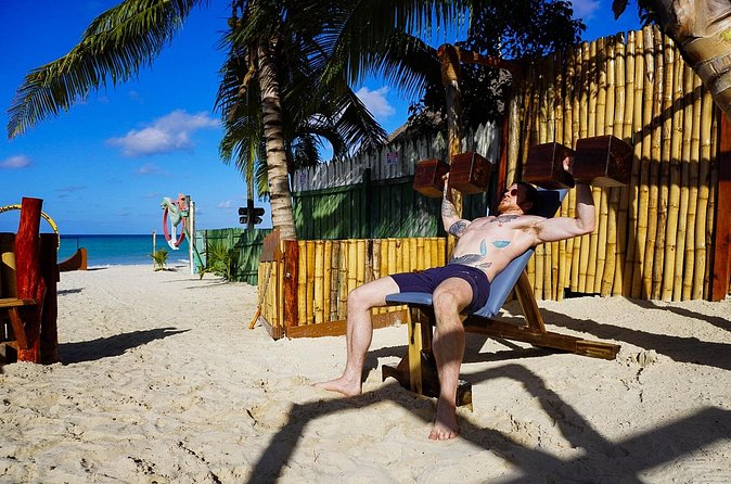 Beach Gym Workout on the World Famous 7 Mile Beach in Negril - Where You Go in Negril, and How to Time It