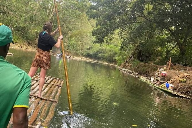 Bird Sanctuary and/or Lethe Bamboo Rafting from Montego Bay - Lethe Great River Bamboo Rafting in St. James: calm water, local flavor