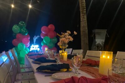 Birthday Dinner On Beach In Montego Bay Jamaica