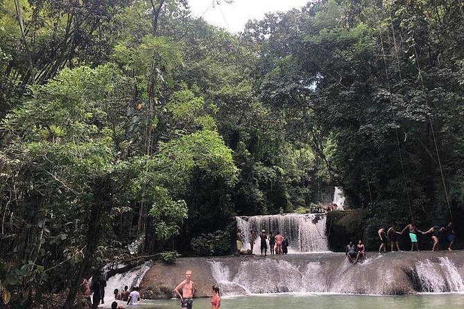 Black River Safari and YS Water Falls - YS Falls: seven levels, safe pools, and views without the wet work