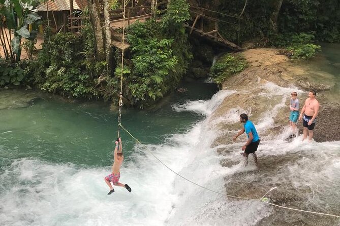 Blue Hole and Dunn's River Adventurous and hiking waterfalls from Ocho Rios - Group size, guide energy, and why Desmond gets remembered