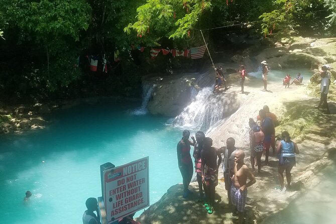 Blue Hole and Dunn's River Adventurous and hiking waterfalls from Ocho Rios - Dunn’s River Falls: why the 600 feet makes it feel real