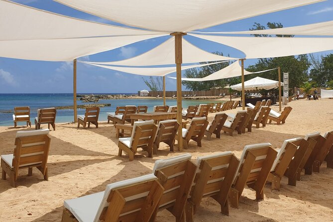 Blue Hole, Dunn's River Falls + Lunch & Cocktails at Bamboo Beach - Bamboo Beach Club: Lunch, Reggae, and Included Mixology