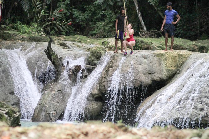 Blue Hole & Dunn's River Falls with Lunch from Negril - Negril to two waterfall zones: the big idea