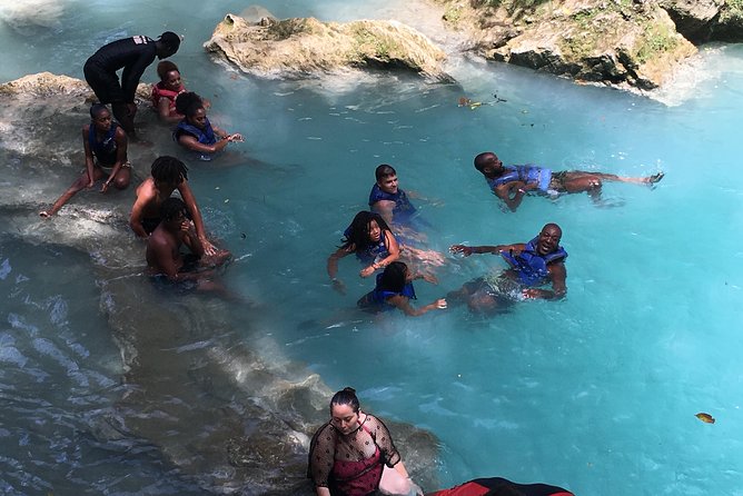Blue Hole Jamaica Transportation Only - The service level that gets praised: photo help and a guide who pays attention