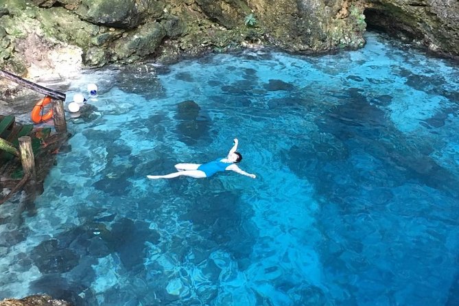 Blue Hole Mineral Spring plus Weed Farm Combo Tour with Transportation - From Montego Bay Countryside to Blue Hole Water, Without the Hassle