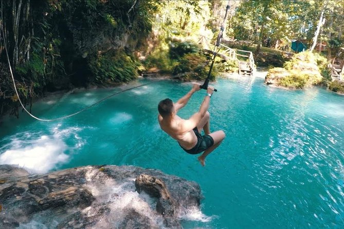 Blue Hole Ocho Rios (Island Gully Falls) - Your time at the Blue Hole: swings, caves, falls, and pool lounging
