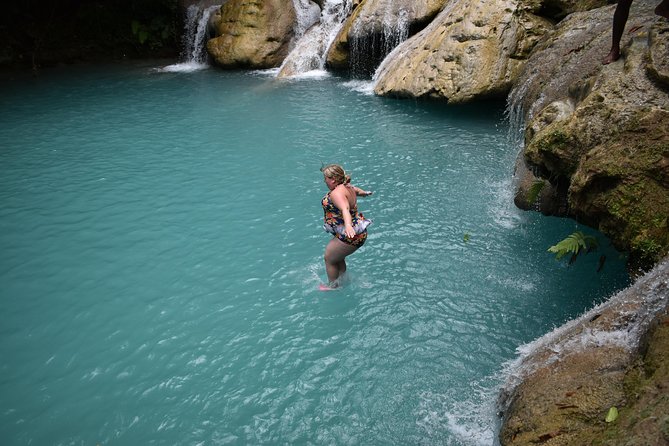 Blue Hole plus Secret Falls & Dunn's River Falls from Grand Palladium - Columbus Park and Runaway Bay Drive: The Scenic Breather