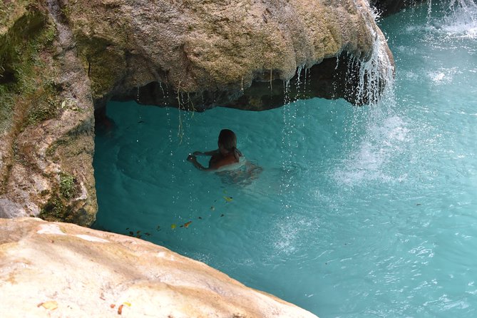 Blue Hole plus Secret Falls & Dunn's River Falls from Grand Palladium - Blue Hole and Secret Falls: Swim, Splash, and the Fun Side of Water