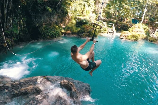 Blue Hole Waterfall Tour from Montego Bay - Columbus Park and the Ocean Views at Discovery Bay