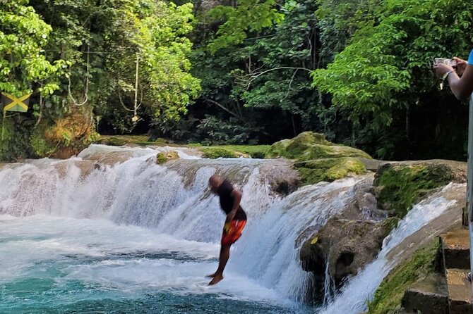 Blue Hole Waterfall Tour from Montego Bay - Ocho Rios as a Scenic Checkpoint on the Way
