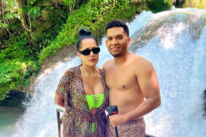 Blue Hole Waterfalls and Bamboo Rafting with Transportation - Blue Hole Secret Waterfalls: Rope Swings, Jump-In Pools, and Life Guard Help