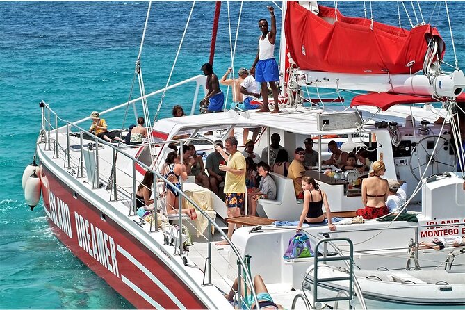 Catamaran Party Cruise and Snorkeling in Montego Bay - Getting aboard from Bogue Road, and why your schedule may run longer than 3 hours