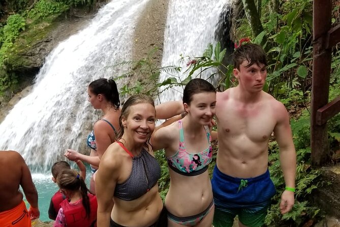 Chuck Norris Secret Falls and Lunch - Blue Hole Waterfalls and the Tarzan Rope Swing