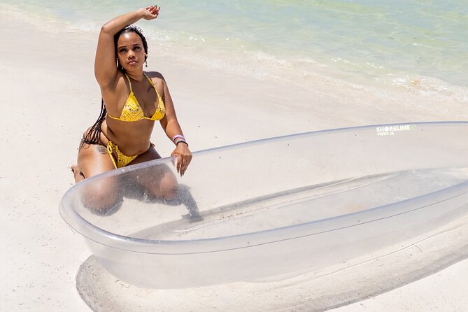 Clear Kayak Photoshoot in Montego Bay - The clear kayak effect, and why the photos look so different