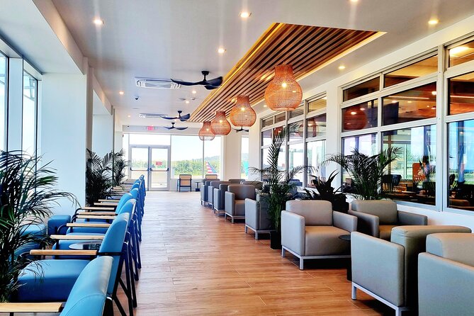 Club Mobay Sangster Airport VIP Lounge with Priority Entry - Departure Lounge Routine: Food, Wi-Fi, and a Shower If You Want