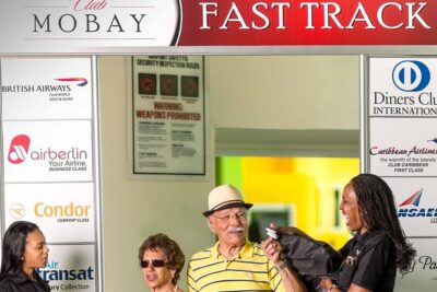 Departure Shuttle to Airport, Club Mobay Fast Track & VIP Lounge Combo