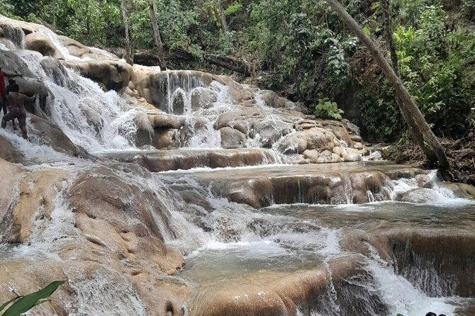 Dunn River Falls and Bamboo River Rafting in Ocho Rios Jamaica. - The Real Trick: Enjoying the Water and the Climb at Your Pace