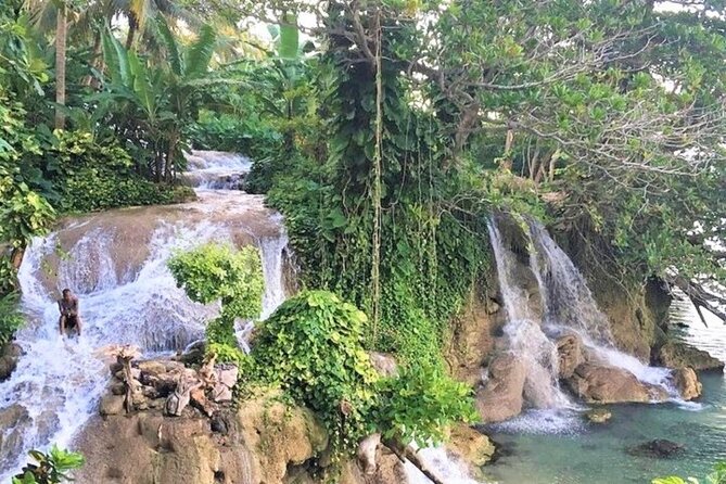 Dunn's Falls and Blue Hole Daytrip with Lunch from Montego Bay & Trelawny - Blue Hole River Adventure Park: waterfalls, rock pools, and Tarzan-style swings