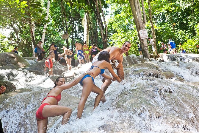 Dunn's River and Blue Hole with lunch combo from Montego Bay - Dunn’s River Falls: what the 600-foot climb is like