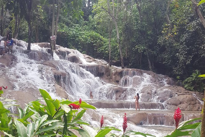 Dunn's River Falls and Beach From Ocho Rios Jamaica - Souvenir stops, guides, and the people part of the trip