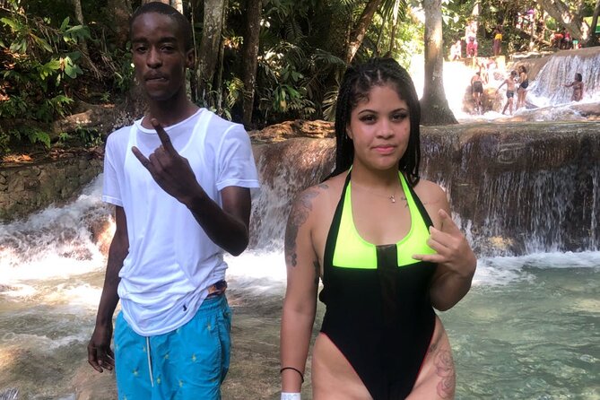 Dunn's River Falls and Blue Hole Tour Ocho Rios from Montego Bay - Blue Hole and Secret Falls: Jumps, Ropes, Caves, and a Short Forest Walk