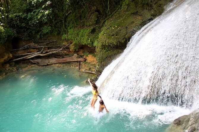 Dunns River Falls and Blue Hole Ocho Rios - Blue Hole Ocho Rios: rope swings, hidden caves, and guided jungle time