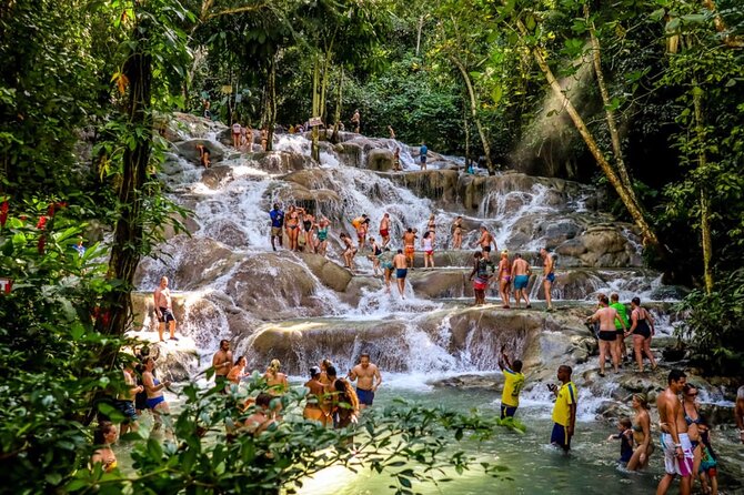 Dunns River Falls, Zipline, Bamboo Rafting, Horseback Ride Tour - Horseback Ride and Swim: from countryside pickup to riding into the Caribbean